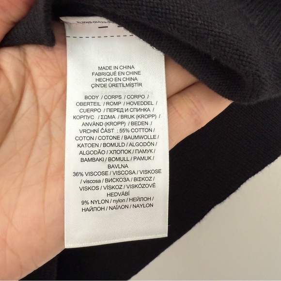 LAUREN Ralph Lauren Black Label Black and Tan Women's Top Size XXL - Picture 4 of 9